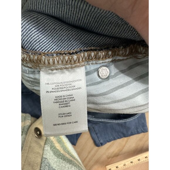 Cabi Harlow Jeans Plus Size 16 Light Wash Hemmed Relaxed Everyday Style - Picture 3 of 6